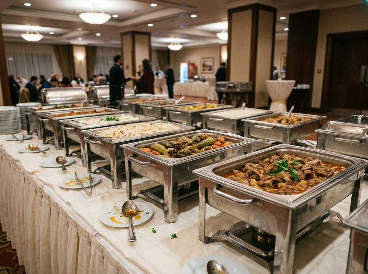 Tadın Yemek catering büfe kurulumu